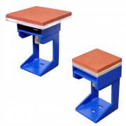 Pack of 2 lower plates for patch for double station shuttle