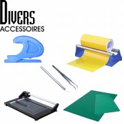 Various and diverse presses accessories