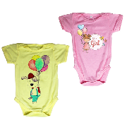 ROYALUBLI SHORT SLEEVED BABYGRO - 2 colors