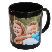 Black Mug with Sublimable White Surface